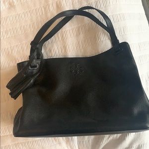 Authentic Tory Burch black shoulder bag
